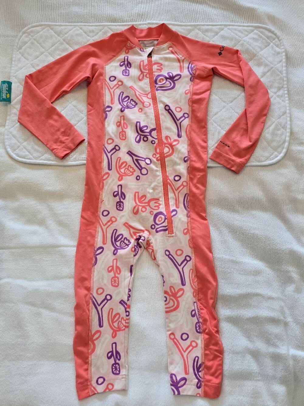 3T Columbia Kids Body Suit Rashguard